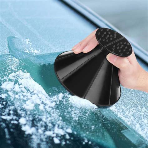 3 Pcs Magical Ice Scrapers for Car Windshield, Round Snow Scraper with  Funnel, Cone-Shaped Car Snow Remover, Car Window Scraper for Ice & Snow,  Car