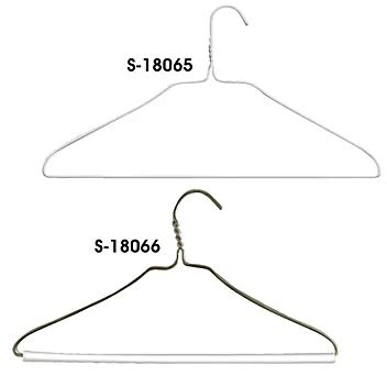 Homeneeds Metal 100 White Wire Hangers 18 Standard White Clothes Hangers  (100, White)