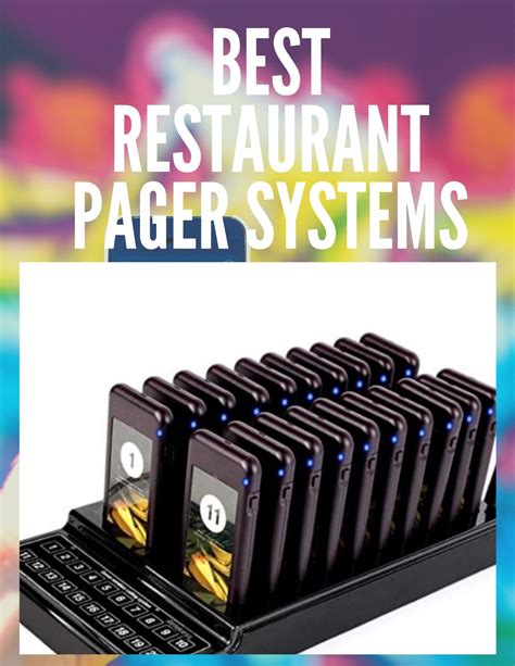 Wireless pagers for restaurants  SINGCALL Wireless Calling System Service System, Call Waiter Nurse,for Cafe Coffee Shop Restaurant Office, Small Display Big Screen,1