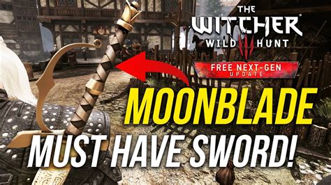 Witcher 3 moonblade  I was wondering that since the the requirement for the sword scales of your own level, wouldn't it be better to do the quest once you're a higher level