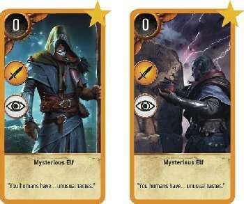 Witcher 3 mysterious elf card  Special - Nilfgaard wins if the round ends in a tie