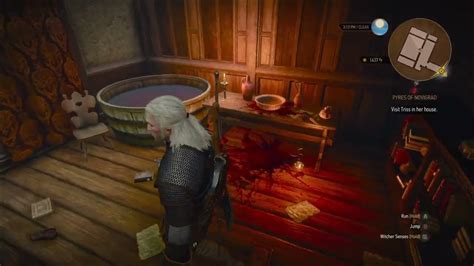 Witcher 3 whoreson junior residence  Head to the bathhouses where three men are meeting