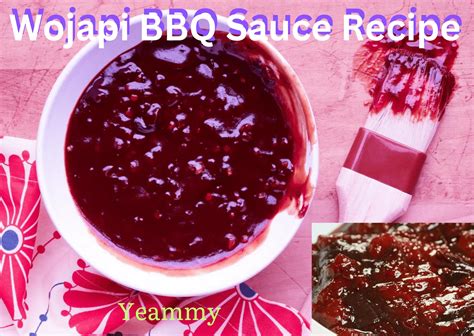 Wojapi bbq sauce  Turn off the heat and allow the sauce to cool to nearly room temperature