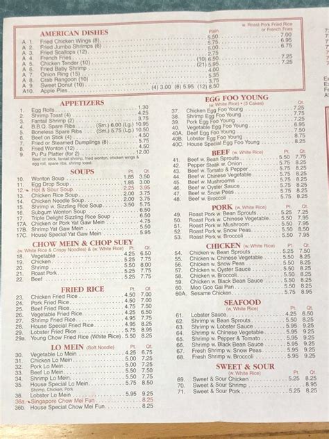 Wong's kitchen dansville menu  Buck Horn Family Restaurant