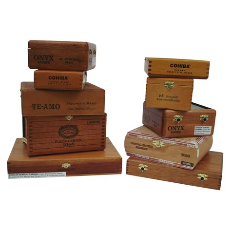 Wooden cigar boxes  $3050 ($6