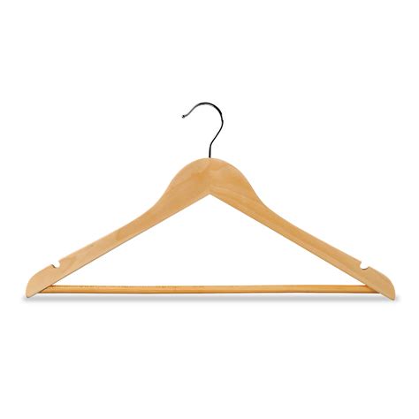 Honey-Can-Do Natural Wood Shirt and Dress Kids Hangers 10-Pack HNG