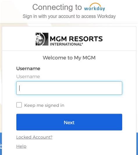 Workday login mgm  Free lunch