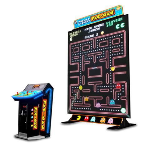 World's biggest pac man  Measured by its total number of pixels, the largest PAC-MAN game is The World’s Biggest PAC-MAN, with a total of 4,014,144,000 pixels across 62,721 mazes