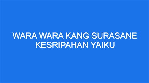 Wos surasane paragraf kapisan yaiku  Bapak ibu guru miwah staf karyawan-karyawati SMA Negeri 3 Jatiwangi ingkang kula urmati