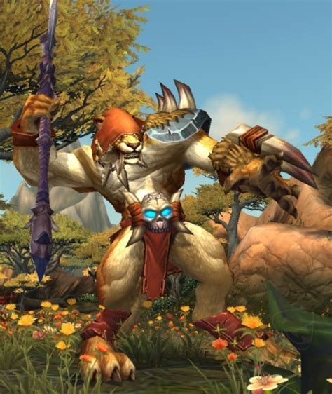 Wow saberon  the skin was freaking epic and Having a upright feral druid was lowkey cool