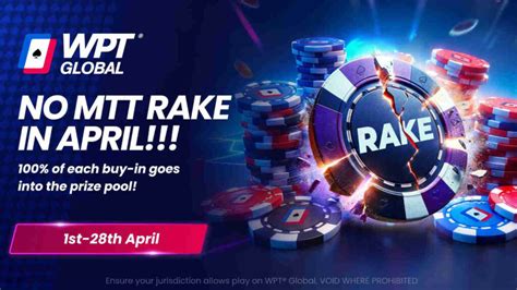 Wpt global rake structure  Rakeback is the simple re-distribution of those charges to players