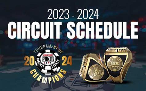 Wsop circuit schedule 2023  play for fun; location