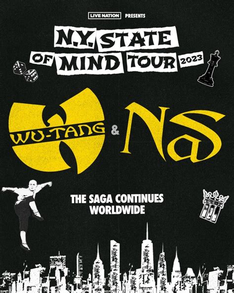 Wu tang concert  State of Mind Tour taking place at Climate Pledge Arena in Seattle, Washington at 8 p