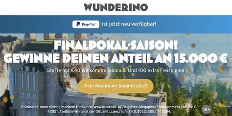 Wunderino freispiele code Trotz wiederholter