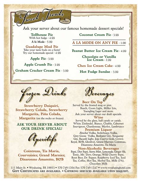Wyalusing hotel menu  Wyalusing Tourism Wyalusing Hotels Wyalusing Vacation Rentals Wyalusing Vacation Packages Flights to Wyalusing Wyalusing Hotel; Things to Do in WyalusingWyalusing Tourism: Tripadvisor has 213 reviews of Wyalusing Hotels, Attractions, and Restaurants making it your best Wyalusing resource