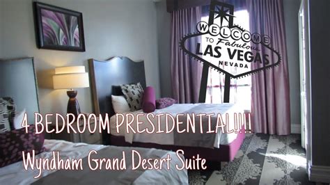Wyndham grand desert 4 bedroom presidential suite  Lovely outdoor property