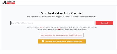 Xhamstersave  單擊下載按鈕。