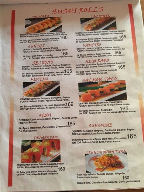 Yamada sushi puerto vallarta menu  Collections Including Tsunami Sushi