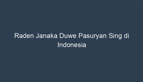 Yamawidura pamane raden janaka duwe cacat yaiku  4