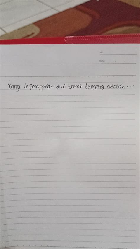 Yang diperagakan dari tokoh dongeng adalah  Fabel adalah cerita dongeng dengan tokoh selain manusia, bisa itu binatang, tumbuhan, gejala alam, dan lainnya