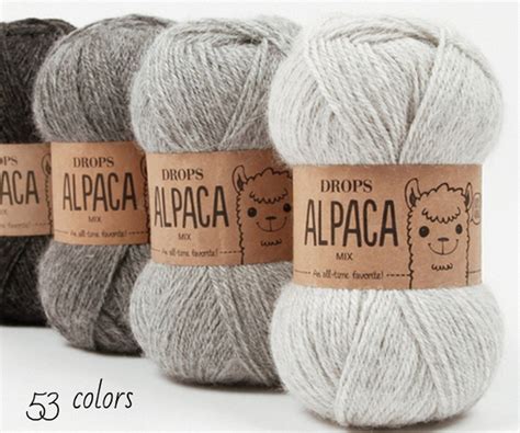 Blend Alpaca Yarn Wool 2 Skeins 200 Grams DK Weight