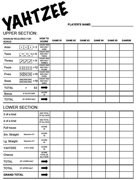 Yatzy max points  19 points (total of all dice) in “Chance” in the Lower Section, or 4 points in “Twos” box in the Upper Section