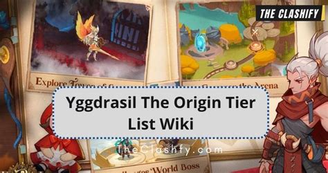 Yggdrasil the origin tier list  Level up your gameplay today