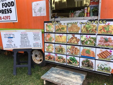 Yoyo's thai food truck menu  Emerald Coast Kettle Corn