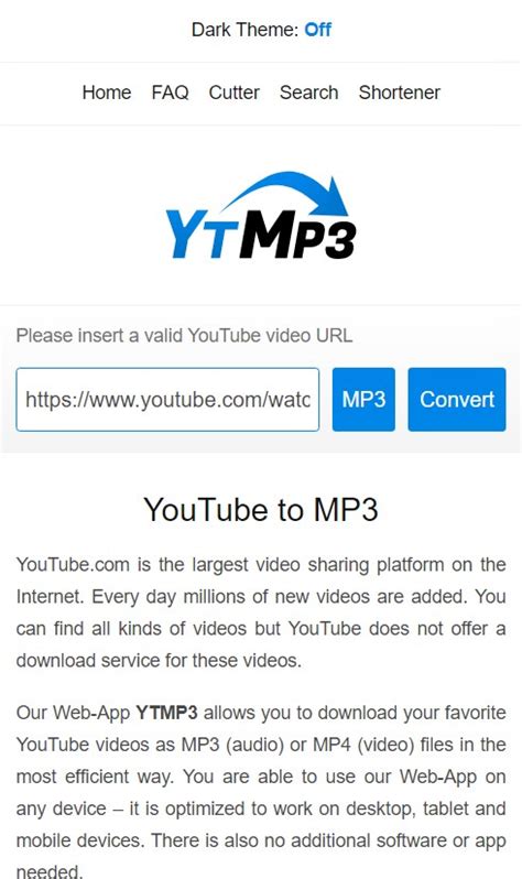 Ytmap3 The 320YT supports you to convert videos from youtube to mp3 with your selected bitrate