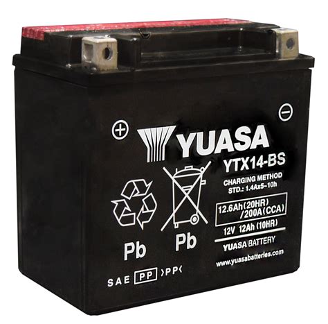 Yuasa YTZ10S Factory Activated AGM High Performance Battery