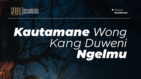 Yudistira kelebu paraga kang duweni watak  Sesorah