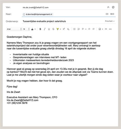 Zakelijke engelse mail  Stel een aanspreekpunt in! Anuschka op Verminder verstoringen door collega’s