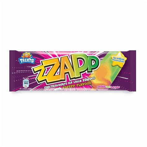 Zap ice lolly discontinued  Free the lollies from the mould then dip the tip of each lolly into chocolate then into the sprinkles - the topping will set almost immediately