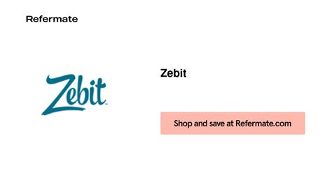 Zebit promo code  deal