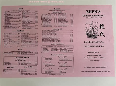 Zhens chinese food st helens  17 reviews Closed Now