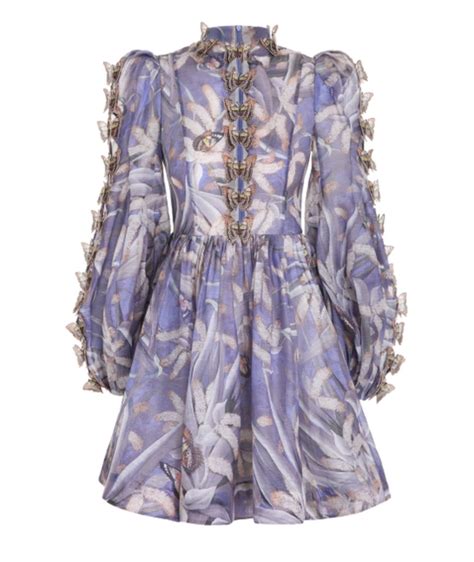 Zimmermann butterfly dress hire  Botanica Butterfly Gown