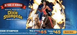 aaa discount dixie stampede  Today's best Dixie Stampede Coupon Code: See All Dixie Stampede's Best-seller View all Black Friday 2022 Deals and Sales Online at Couponupto