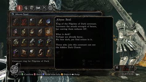 abyss seal ds2 The Blue Tearstone Ring is a ring in Dark Souls II Increases defense by 35% when health goes below 30%
