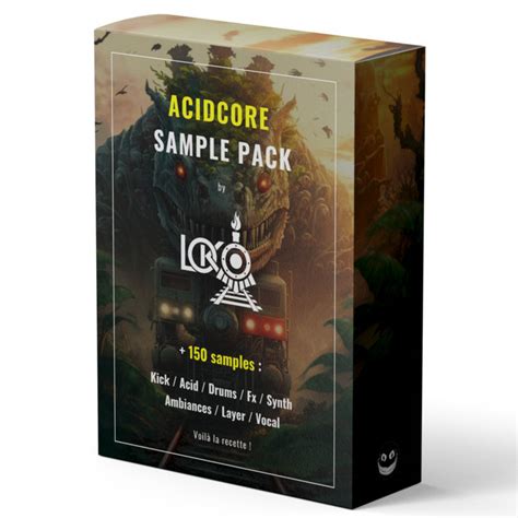 acidcore sample pack W me donnent toute la liberte quil me faut pour experimenter on peut retrouver les samples dans certains sons un de mes favors par ex voila du son "kick 13"Can't find any quality sample packs that would for this genre