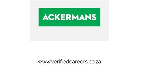 ackermans p27 working hours Shop Assistant P27 - Pietermaritzburg, South Africa - Ackermans Stores