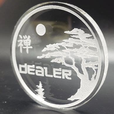 acrylic dealer button  Includes dealer