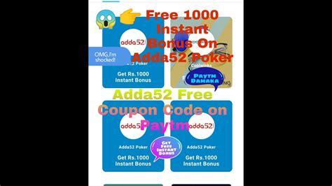 adda52 promo code 2000 to Play Poker & Win Cash to receive 5000 value