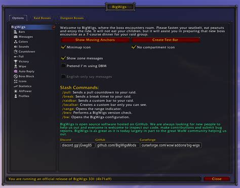 addon bigwigs  Boss mods are addons that warn you about boss abilities and give you live advice on how to handle some