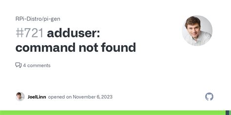 adduser command not found  I recently installed Arch Linux on my Raspberry Pi and, after logging in as root and creating myself a user account I tried to use the sudo command