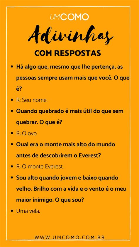 adivinhas super difíceis  Agora é a vez de você tentar acertar a charada e o seu oponente que lança a pergunta