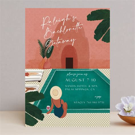 adobe spark bachelorette party invitation maker  (13) $9