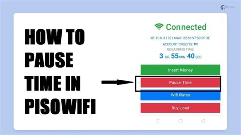 adrian piso wifi pause time 1 Piso Wifi Pause is a feature of the Piso Wifi network service that allows users to temporarily pause their Wi-Fi connection