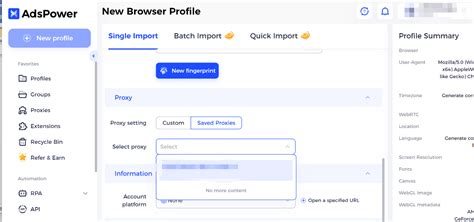 adspower proxy integration  In the "Proxy type" section press on the dropdown menu and select the HTTP as the proxy protocol