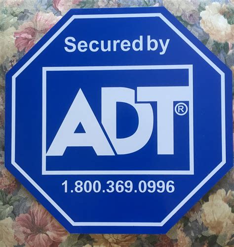 adt signs and stickers  10 3M Home Surveillance Security Camera Video Sticker Warning Decal Outdoor Sign