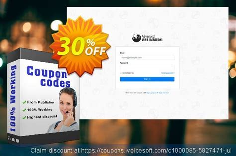 advanced web ranking discount  Advanced web ranking discount coupon code collection is all yours now to save big bucks